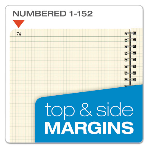 Ampad® Computation Book, Quadrille Rule, Brown Cover, 11.75 X 9.25, 76 Sheets freeshipping - TVN Wholesale