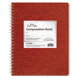 Ampad® Computation Book, Quadrille Rule, Brown Cover, 11.75 X 9.25, 76 Sheets freeshipping - TVN Wholesale