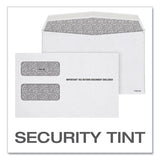 TOPS™ 1099 Double Window Envelope, Commercial Flap, Gummed Closure, Contemporary Seam, 5.63 X 9, White, 24-pack freeshipping - TVN Wholesale