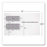 TOPS™ 1099 Double Window Envelope, Commercial Flap, Gummed Closure, Contemporary Seam, 5.63 X 9, White, 24-pack freeshipping - TVN Wholesale