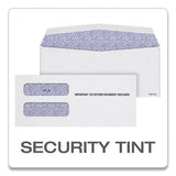 TOPS™ 1099 Double Window Envelope, Commercial Flap, Gummed Closure, Contemporary Seam, 3.75 X 8.75, White, 24-pack freeshipping - TVN Wholesale