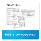 TOPS™ 1099 Double Window Envelope, Commercial Flap, Self-adhesive Closure, Contemporary Seam, 3.75 X 8.75, White, 24-pack freeshipping - TVN Wholesale