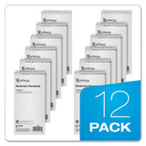 Ampad® Earthwise By Ampad Recycled Reporter's Notepad, Gregg Rule, White Cover, 70 White 4 X 8 Sheets freeshipping - TVN Wholesale