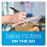 Ampad® Earthwise By Ampad Recycled Reporter's Notepad, Gregg Rule, White Cover, 70 White 4 X 8 Sheets freeshipping - TVN Wholesale