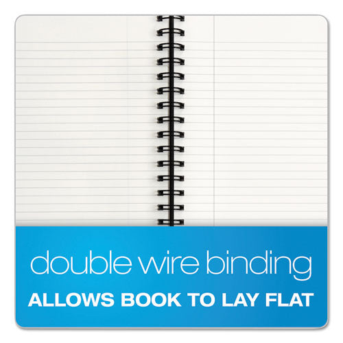 TOPS™ Royale Wirebound Business Notebooks, 1 Subject, Medium-college Rule, Black-gray Cover, 8.25 X 5.88, 96 Sheets freeshipping - TVN Wholesale