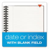 TOPS™ Royale Wirebound Business Notebooks, 1 Subject, Medium-college Rule, Black-gray Cover, 8.25 X 5.88, 96 Sheets freeshipping - TVN Wholesale