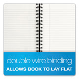 TOPS™ Royale Wirebound Business Notebooks, 1 Subject, Medium-college Rule, Black-gray Cover, 11.75 X 8.25, 96 Sheets freeshipping - TVN Wholesale