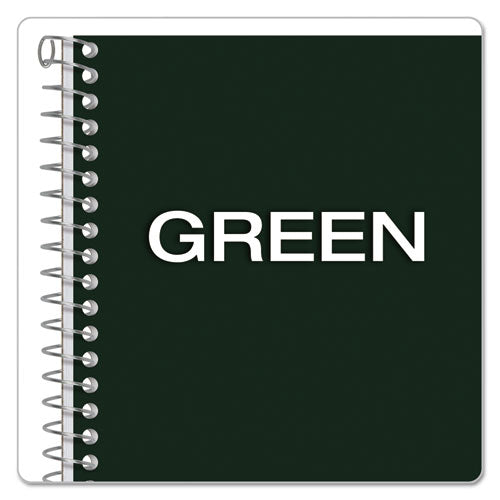 Oxford™ Earthwise By Oxford Recycled One-subject Notebook, Narrow Rule, Green Cover, 8 X 5, 80 Sheets freeshipping - TVN Wholesale