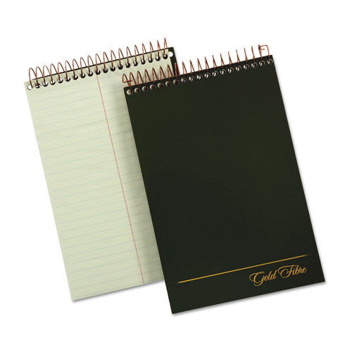 Ampad® Steno Pads, Gregg Rule, Tan Cover, 70 Green-tint 6 X 9 Sheets, 6-pack freeshipping - TVN Wholesale