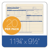 TOPS™ Employee Record Master File Jacket, Straight Tab, Letter Size, Manila, 20-pack freeshipping - TVN Wholesale