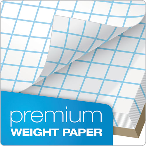 TOPS™ Quadrille Pads, Quadrille Rule (6 Sq-in), 50 White 8.5 X 11 Sheets freeshipping - TVN Wholesale