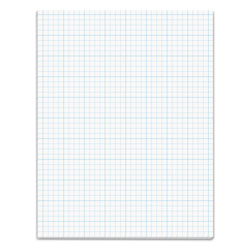 TOPS™ Cross Section Pads, Cross-section Quadrille Rule (4 Sq-in, 1 Sq-in), 50 White 8.5 X 11 Sheets freeshipping - TVN Wholesale