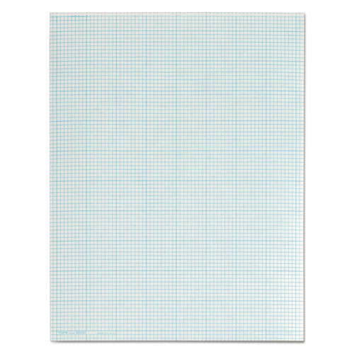 TOPS™ Cross Section Pads, Cross-section Quadrille Rule (8 Sq-in, 1 Sq-in), 50 White 8.5 X 11 Sheets freeshipping - TVN Wholesale