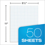 TOPS™ Cross Section Pads, Cross-section Quadrille Rule (8 Sq-in, 1 Sq-in), 50 White 8.5 X 11 Sheets freeshipping - TVN Wholesale