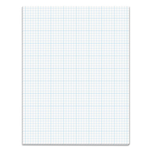 TOPS™ Cross Section Pads, Cross-section Quadrille Rule (10 Sq-in, 1 Sq-in), 50 White 8.5 X 11 Sheets freeshipping - TVN Wholesale