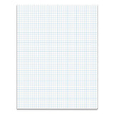 TOPS™ Cross Section Pads, Cross-section Quadrille Rule (10 Sq-in, 1 Sq-in), 50 White 8.5 X 11 Sheets freeshipping - TVN Wholesale