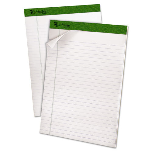 Ampad® Earthwise By Ampad Recycled Writing Pad, Wide-legal Rule, Politex Sand Headband, 40 White 8.5 X 11.75 Sheets, 4-pack freeshipping - TVN Wholesale