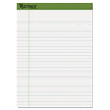Ampad® Earthwise By Ampad Recycled Writing Pad, Wide-legal Rule, Politex Sand Headband, 40 White 8.5 X 11.75 Sheets, 4-pack freeshipping - TVN Wholesale
