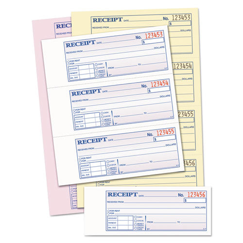 TOPS™ Money And Rent Receipt Books, Two-part Carbonless, 2.75 X 7.13, 4-page, 200 Forms freeshipping - TVN Wholesale