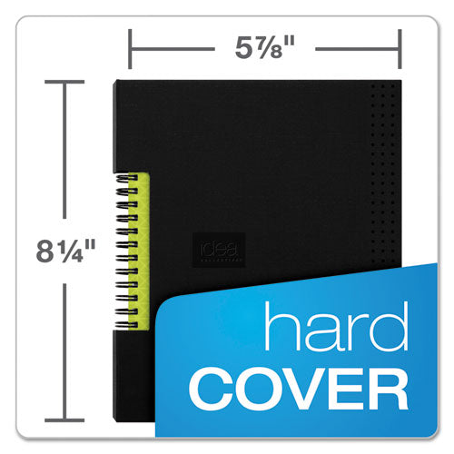 Oxford™ Idea Collective Professional Wirebound Hardcover Notebook, 1 Subject, Medium-college Rule, Black Cover, 8 X 5.5, 80 Sheets freeshipping - TVN Wholesale