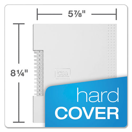 Oxford™ Idea Collective Professional Wirebound Hardcover Notebook, 1 Subject, Medium-college Rule, White Cover, 8 X 5.5, 80 Sheets freeshipping - TVN Wholesale