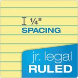 TOPS™ Docket Ruled Perforated Pads, Narrow Rule, 50 Canary-yellow 5 X 8 Sheets, 12-pack freeshipping - TVN Wholesale