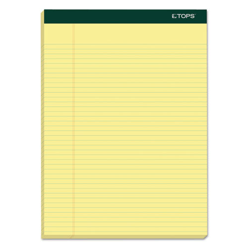 TOPS™ Double Docket Ruled Pads, Narrow Rule, 100 Canary-yellow 8.5 X 11.75 Sheets, 6-pack freeshipping - TVN Wholesale