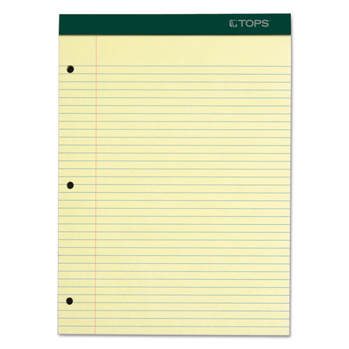 TOPS™ Double Docket Ruled Pads With Extra Sturdy Back, Medium-college Rule, 100 White 8.5 X 11.75 Sheets freeshipping - TVN Wholesale