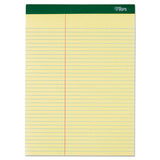 TOPS™ Double Docket Ruled Pads, Pitman Rule Variation (offset Dividing Line - 3" Left), 100 Canary 8.5 X 11.75 Sheets, 6-pack freeshipping - TVN Wholesale
