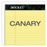 TOPS™ Docket Ruled Perforated Pads, Wide-legal Rule, 50 Canary-yellow 8.5 X 11.75 Sheets, 12-pack freeshipping - TVN Wholesale