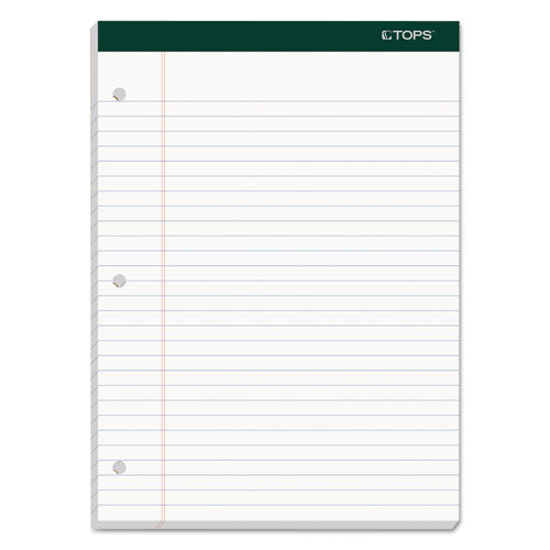 TOPS™ Double Docket Ruled Pads, Wide-legal Rule, 100 White 8.5 X 11.75 Sheets, 6-pack freeshipping - TVN Wholesale