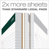TOPS™ Double Docket Ruled Pads, Wide-legal Rule, 100 White 8.5 X 11.75 Sheets, 6-pack freeshipping - TVN Wholesale