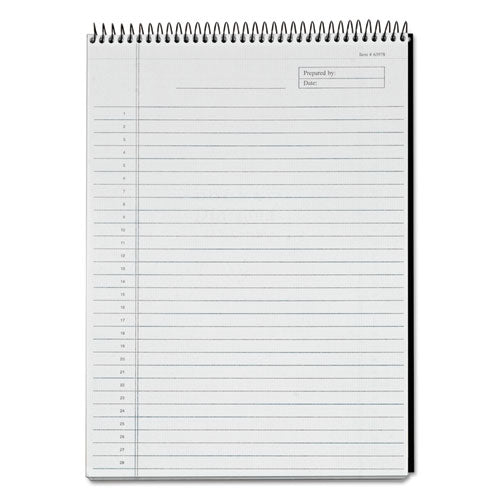 TOPS™ Docket Diamond Top-wire Ruled Planning Pad, Wide-legal Rule, Black Cover, 60 White 8.5 X 11.75 Sheets freeshipping - TVN Wholesale
