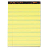 TOPS™ Docket Gold Ruled Perforated Pads, Wide-legal Rule, 50 Canary-yellow 8.5 X 14 Sheets, 12-pack freeshipping - TVN Wholesale