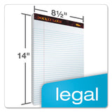 TOPS™ Docket Gold Ruled Perforated Pads, Wide-legal Rule, 50 White 8.5 X 14 Sheets, 12-pack freeshipping - TVN Wholesale