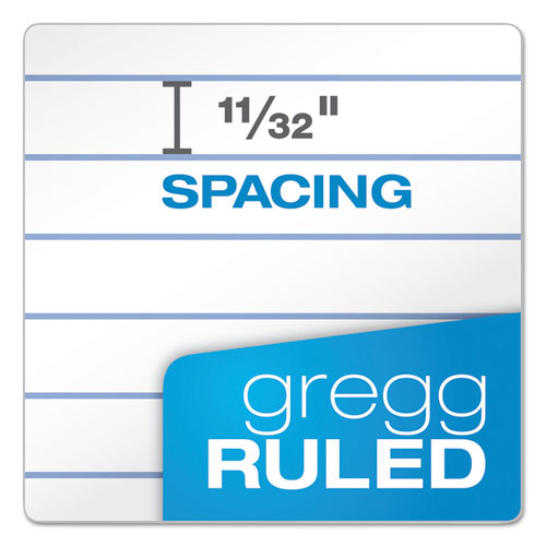TOPS™ Second Nature Recycled Notepads, Gregg Rule, Brown Cover, 80 White 6 X 9 Sheets freeshipping - TVN Wholesale