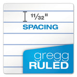 TOPS™ Second Nature Recycled Notepads, Gregg Rule, Brown Cover, 80 White 6 X 9 Sheets freeshipping - TVN Wholesale