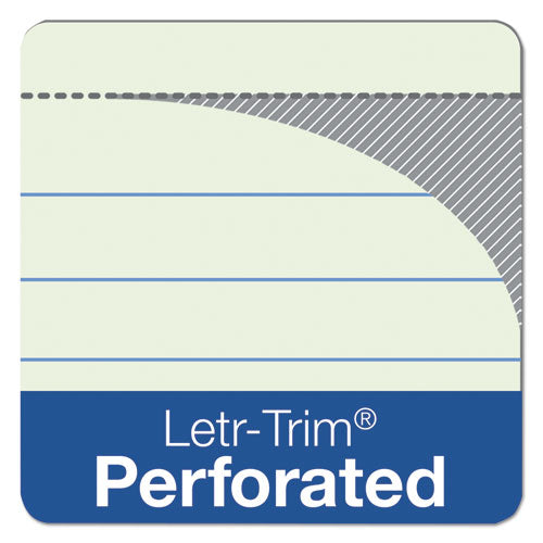 TOPS™ "the Legal Pad" Ruled Perforated Pads, Wide-legal Rule, 50 Green-tint 8.5 X 11.75 Sheets, Dozen freeshipping - TVN Wholesale
