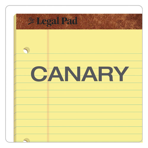 TOPS™ "the Legal Pad" Ruled Perforated Pads, Wide-legal Rule, 50 Canary-yellow 8.5 X 11.75 Sheets, Dozen freeshipping - TVN Wholesale
