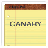 TOPS™ "the Legal Pad" Ruled Perforated Pads, Wide-legal Rule, 50 Canary-yellow 8.5 X 11.75 Sheets, Dozen freeshipping - TVN Wholesale