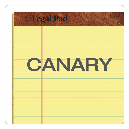 TOPS™ "the Legal Pad" Plus Ruled Perforated Pads With 40 Pt. Back, Wide-legal Rule, 50 Canary-yellow 8.5 X 14 Sheets, Dozen freeshipping - TVN Wholesale