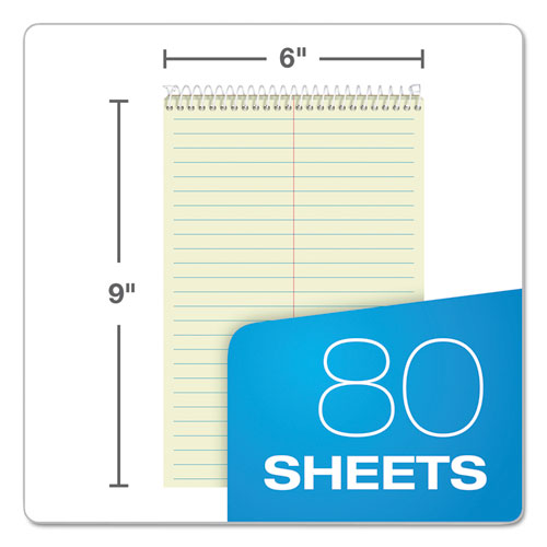 TOPS™ Gregg Steno Pads, Gregg Rule, 80 Green-tint 6 X 9 Sheets freeshipping - TVN Wholesale