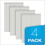 TOPS™ Prism Steno Pads, Gregg Rule, Gray Cover, 80 Gray 6 X 9 Sheets, 4-pack freeshipping - TVN Wholesale