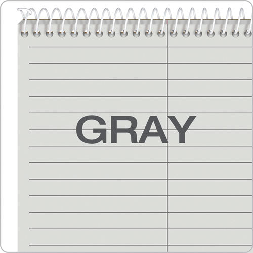TOPS™ Prism Steno Pads, Gregg Rule, Gray Cover, 80 Gray 6 X 9 Sheets, 4-pack freeshipping - TVN Wholesale