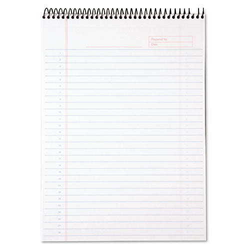 TOPS™ Docket Gold Wirebound Writing Pads, Wide-legal Rule, Black Cover, 70 White 8.5 X 11 Sheets freeshipping - TVN Wholesale