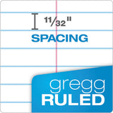 TOPS™ Docket Gold Steno Pads, Gregg Rule, Frosted White Cover, 100 White (heavyweight 20 Lb) 6 X 9 Sheets freeshipping - TVN Wholesale
