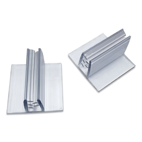 The Pencil Grip™ Personal Space Desk Divider Feet, 1 X 1 X 0.63, Clear, 48-pack freeshipping - TVN Wholesale