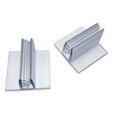 The Pencil Grip™ Personal Space Desk Divider Feet, 1 X 1 X 0.63, Clear, 48-pack freeshipping - TVN Wholesale