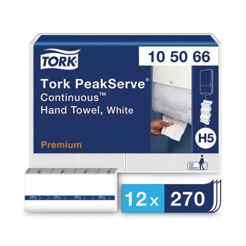 Tork® Peakserve Continuous Hand Towel, 7.91 X 8.85, White, 270 Wipes-pack, 12 Packs-carton freeshipping - TVN Wholesale
