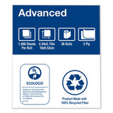 Tork® Advanced High Capacity Bath Tissue, Septic Safe, 2-ply, White, 1,000 Sheets-roll, 36-carton freeshipping - TVN Wholesale